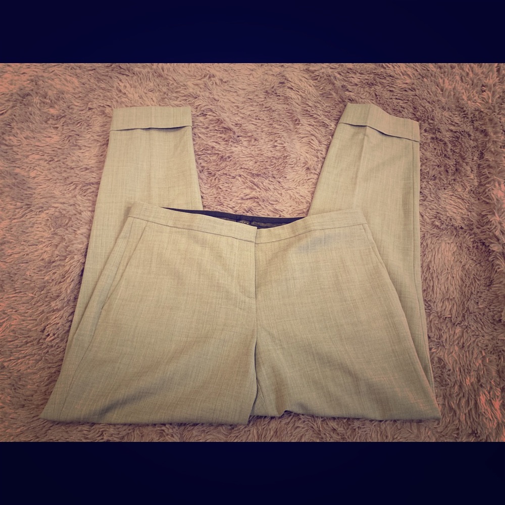 Light Gray Theory Trousers, Size 4.